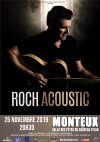 Concert de Roch Voisine => Complet. Le mardi 26 novembre 2019 à MONTEUX. Vaucluse.  20H30